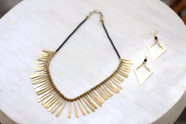 Handcrafted brass jewelry for everyday wear