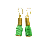 The Ayana earrings are a fun and simple way to add a pop of color to any outfit.