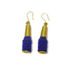 The Ayana earrings are a fun and simple way to add a pop of color to any outfit.