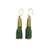 The Ayana earrings are a fun and simple way to add a pop of color to any outfit.