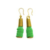 The Ayana earrings are a fun and simple way to add a pop of color to any outfit.