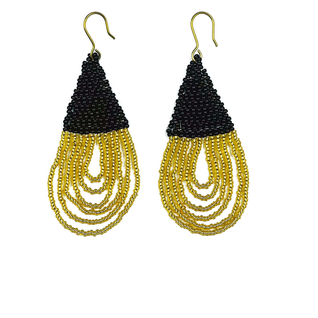 The refined shape and airy feel of these stunning beaded earrings make them easy to wear no matter where life takes you.